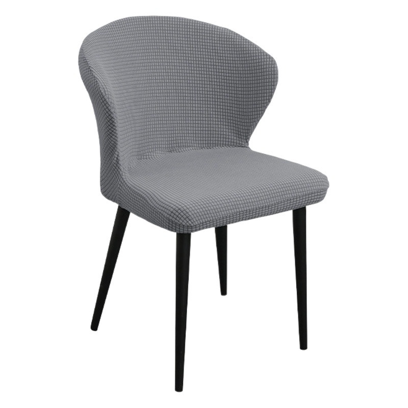 Geometric Velvet Chair Cover Dining Chair Cover Stool Cover Geometric Dining Table Non-Slip Design Non-Slip Chair Cover