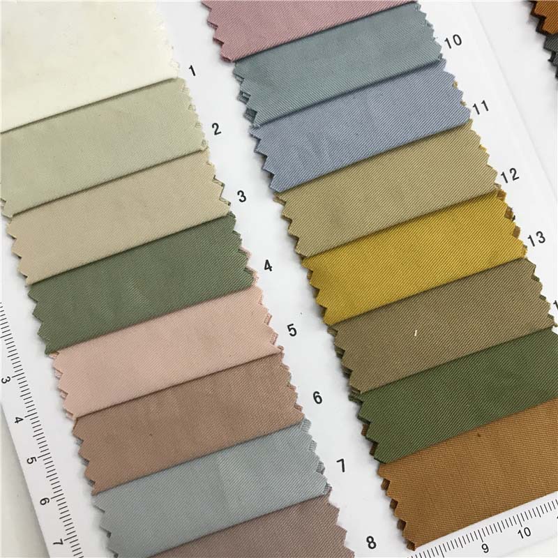 21 polyester cotton sanding 30 color spot supply Shirt pants dress fabric 111691