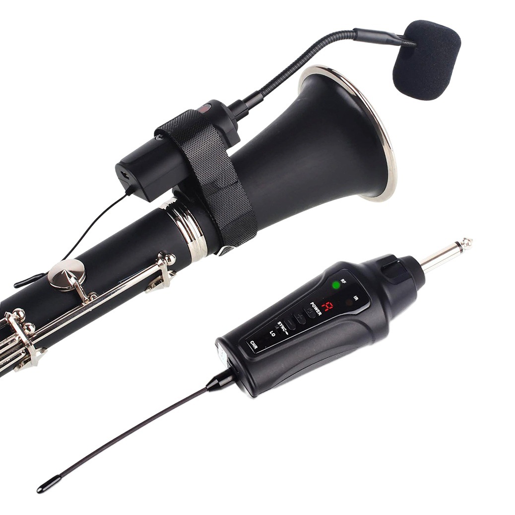 ACEMIC clarinet black tube erhu wireless microphone UHF wireless receiving system receiver microphone