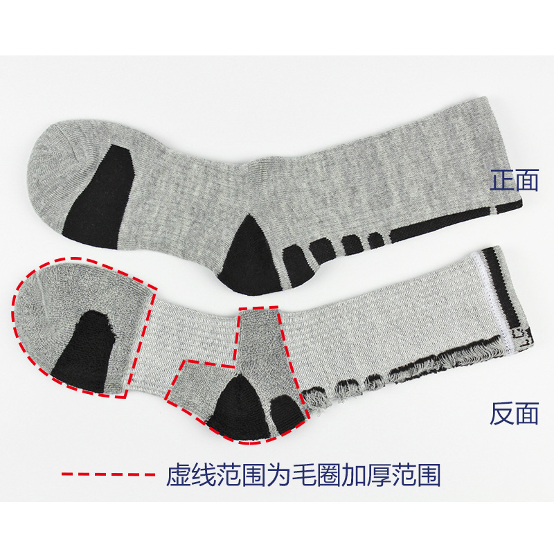 Picture of Basketball Socks Thickeneded Towel Bottom Socks Men's Elite Mid-Length Kidsren's Youth Outdoor Sports Women's Running High Top