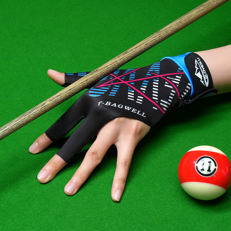 Picture of Billiards Gloves Professional Table Tennis Special Three-Finger Thin Breathable Men's High-Value Women's Ice Silk Non-Slip Left Hand Single
