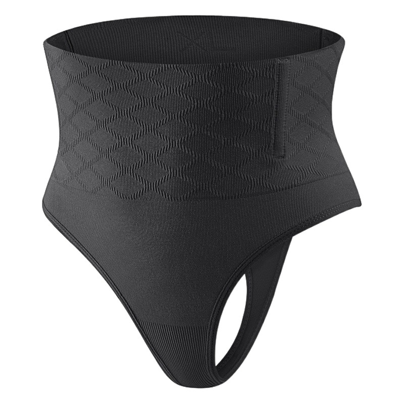 Cross-Border Temu High-Waisted Thong Tummy Control Pants for Women, Seamless Butt Lifting and Tummy Control Underwear, Waist Shaping Pants, European and American