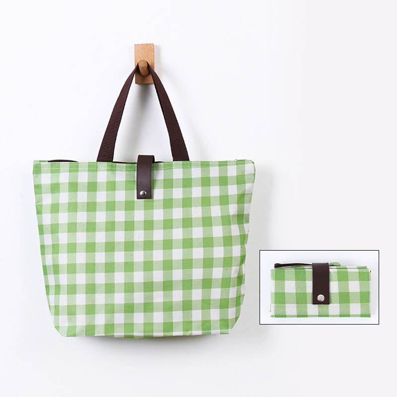 Picture of Oxford Cloth Foldableing Shopping Bag Satchel Shopping Bag Satchel Advertising Environmentally Friendly Foldableable Grocery Shopping Bag Customization