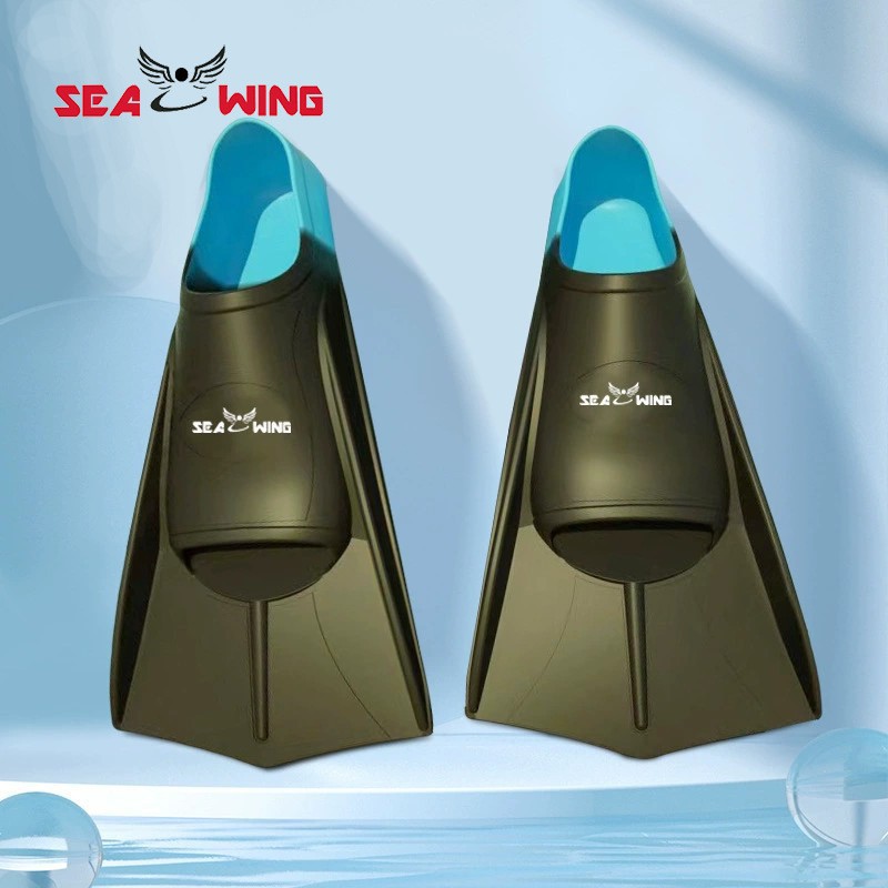 Picture of Free diving flippers for men and women diving swimming frog shoes swimming frog lightweight diving feet silicone short flippers training professional