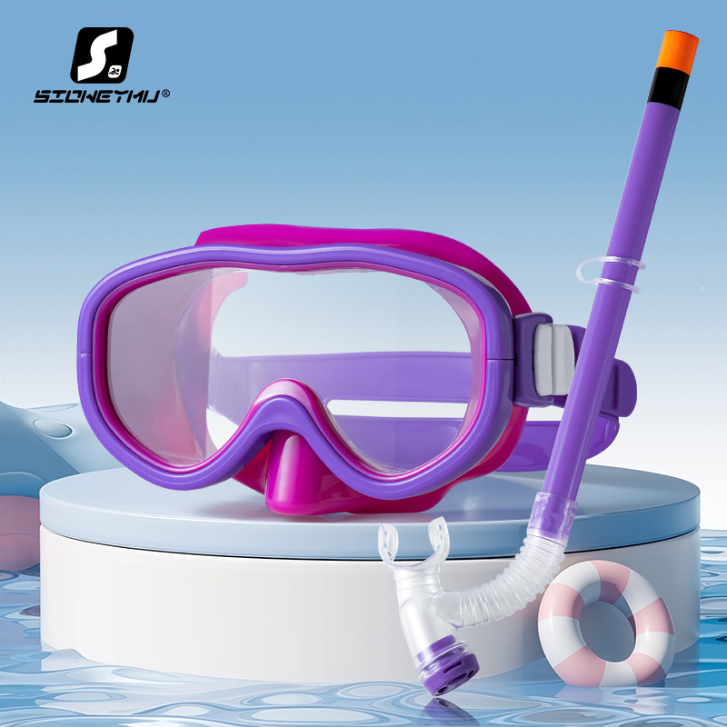 Picture of Svem Goggles Children's Waterproof Swimming Glasses Men's and Women's Diving Goggles suit Snorkeling Semi-dry Snorkeling Equipment