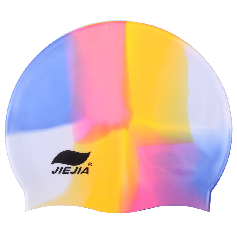 Picture of JIEJIA JIEJIA silicone cap genuine goods adult swimming cap in stock wholesale SC monochrome MC mixed color silicone swimming cap