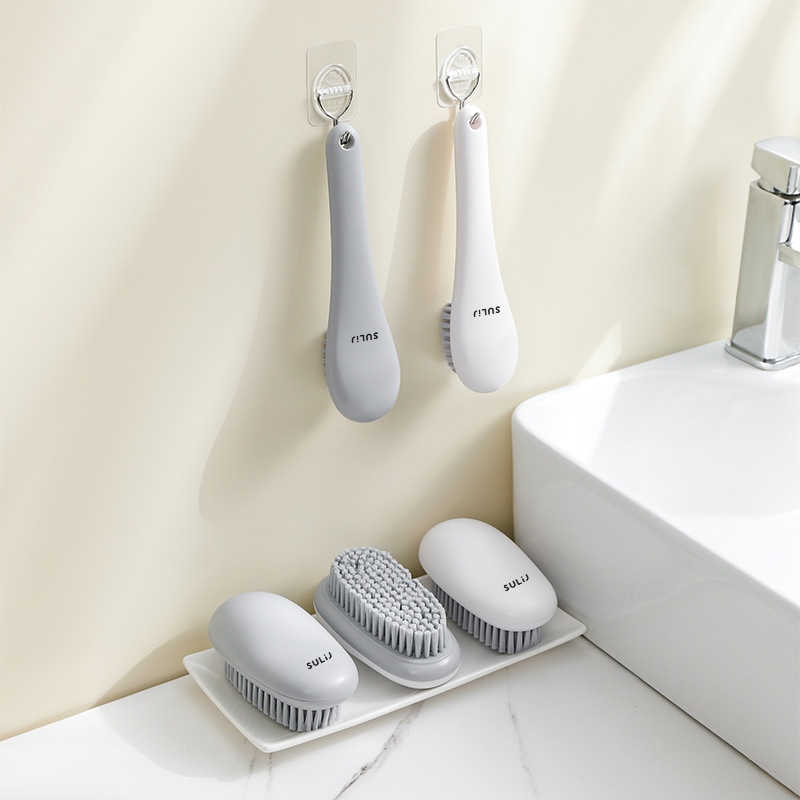 SULIJ Shoe Brush Household Shoe Washing Brush Shoes Laundry Clothes Brush Soft Hair Not Hit Shoe Board Brush Cleaning Artifact