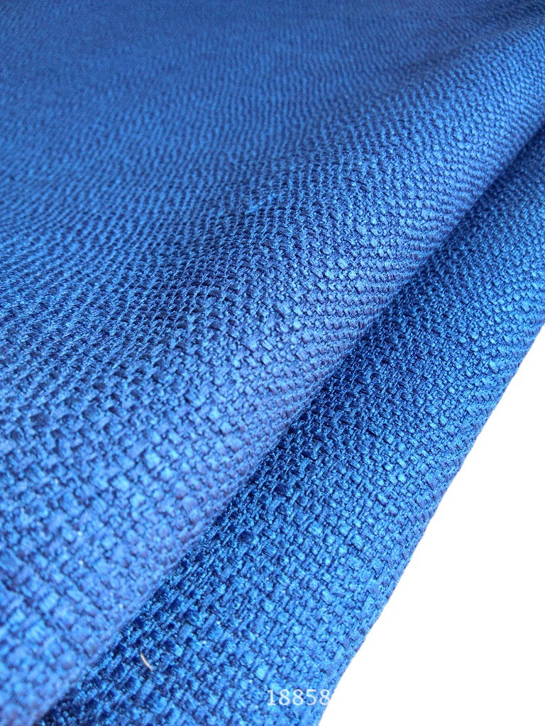 Factory spot polyester linen thick non-slip leisure sofa fabric thick crazy Doris linen fabric