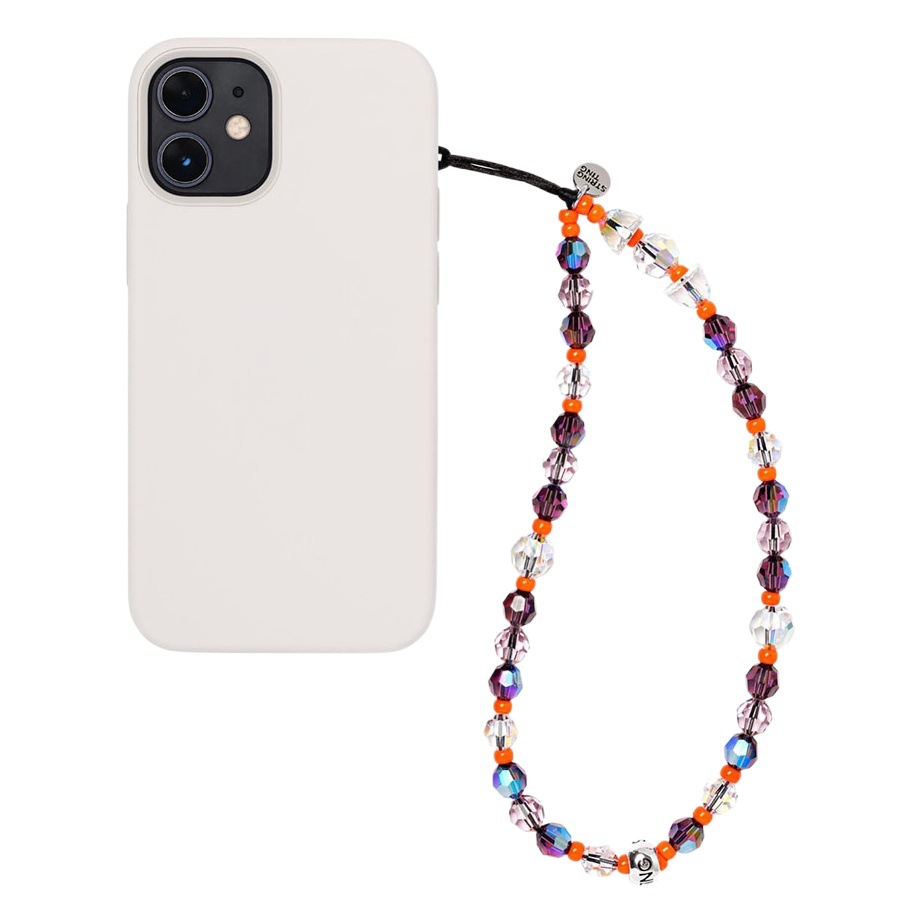 Mobile phone chain beaded crystal European and American vintage fashion hand-woven short mobile phone chain ornaments exquisite bracelet