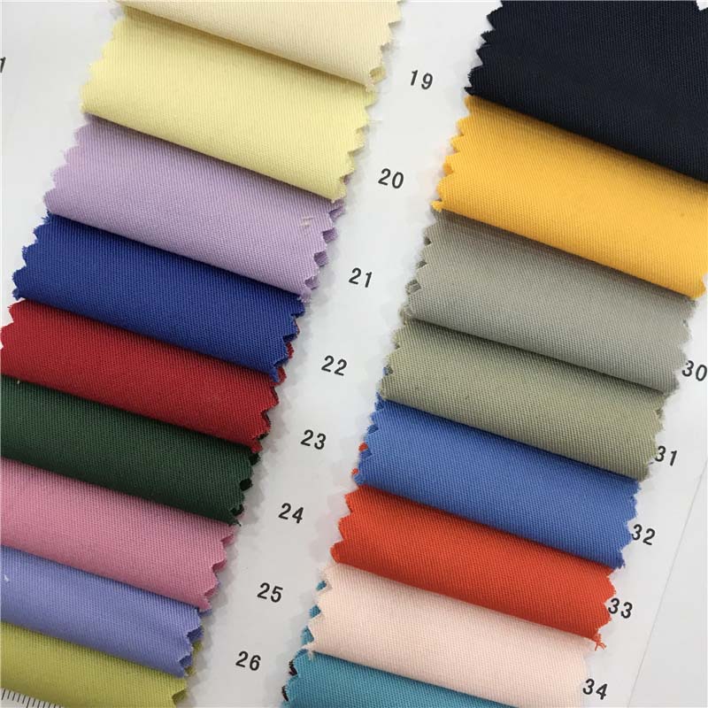 Picture of Polyester cotton wash water 143 colors spot supply factory direct shirt fabric 334595