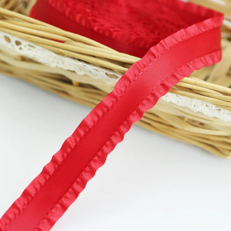 Picture of 2.2cm Skirt Ribbon Wrinkle Ribbon Ribbon Ribbon Flower Wedding Gift Packaging Ribbon 4.5 m/Roll