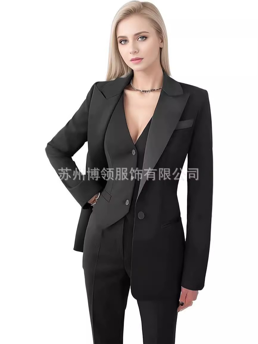 New Women's Suit Three-piece Business Professional Leisure Women's Suit Three-piece Suit Women's Wedding Banquet