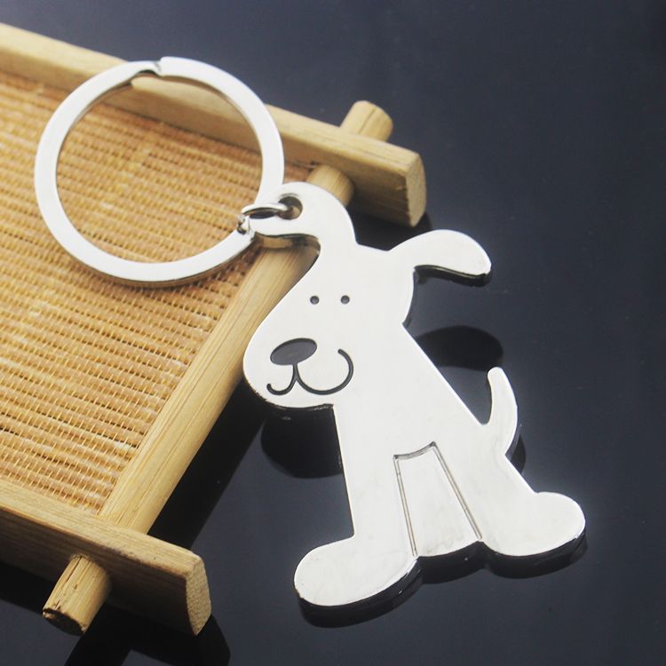 Metal Zodiac small gift gift gift small commodity wholesale stall supply metal glossy dog keychain