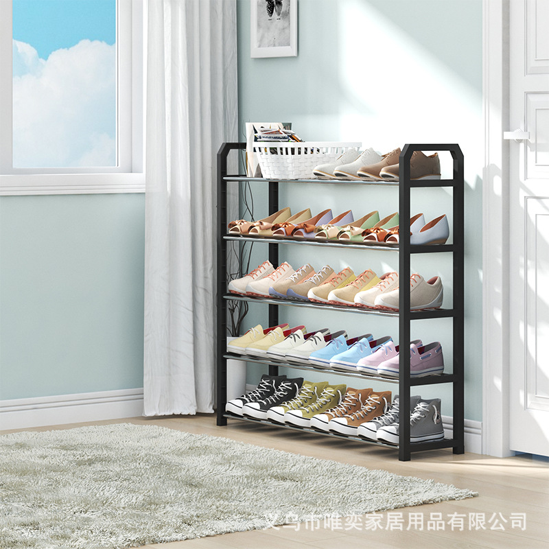 Picture of Multi-layer Assembly Simple Shoe Rack Household Doorway Dust-proof Storage Shoe Cabinet Dormitory Economical Shoe Rack Storage Rack
