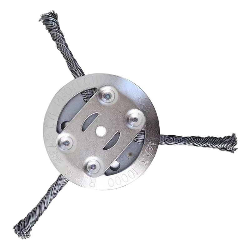 Steel Wire weeding plate lawn mower accessories Steel Wire Grass Trimmer Head