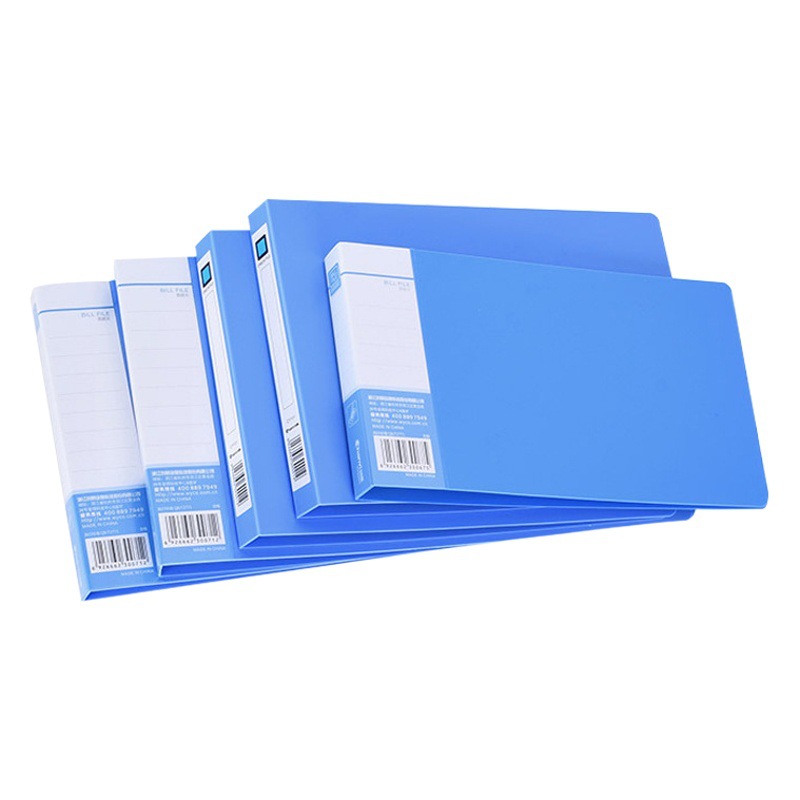 Picture of Chuangyi Office Financial Supplies Bill Storage Folder VAT Invoice Receipt List Folder A5A6 Document Box