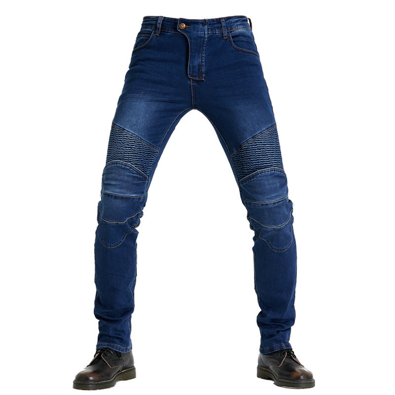 Picture of Off-Road Motorcycle Rider Pants, Racing Pants, Downhill Pants, Anti-Fall Pants, Motorcycle Pants, Old Jeans