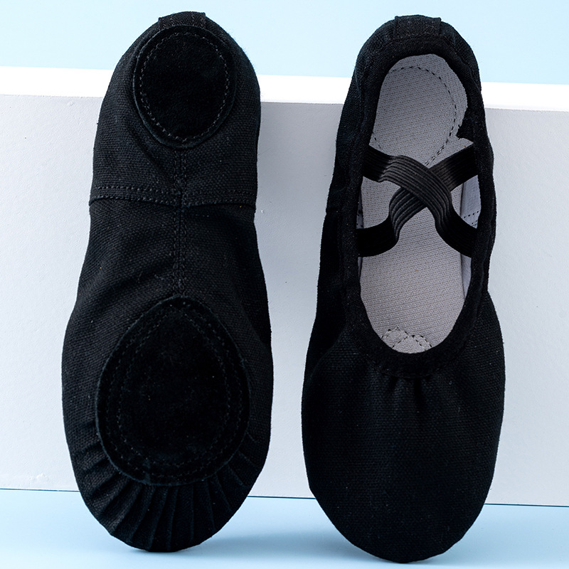 Picture of Wholesale dance shoes for boys and girls lace-free dancing shoes camel soft bottom exercise body yoga cat claw shoes Ballet