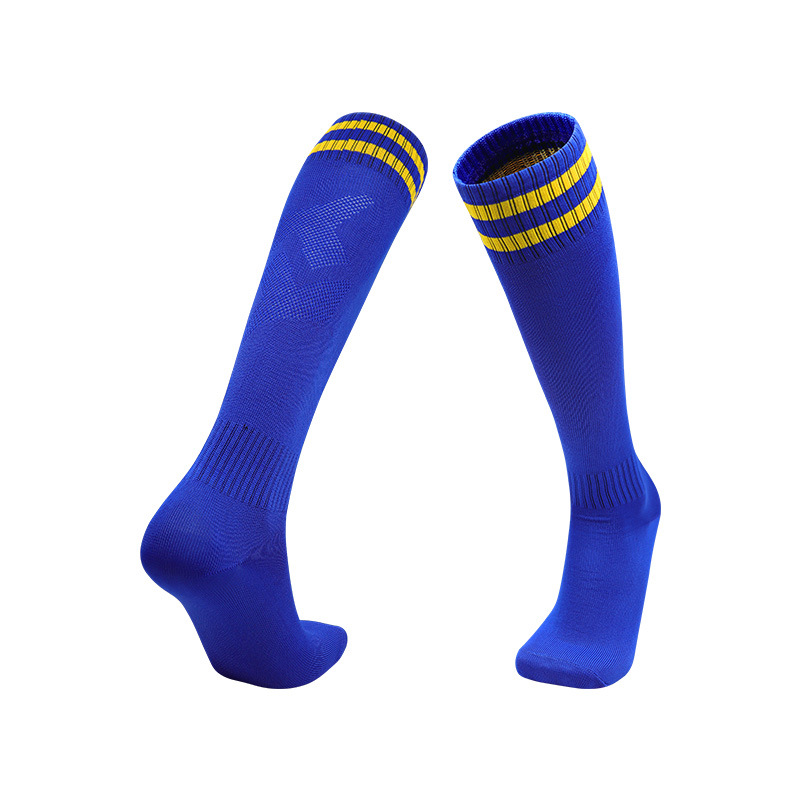 Picture of Autumn and Winter Two-Bar Soccer Socks, Breathable and Sweat-Absorbent, Long Striped Sports Socks, Thin High-Tube Professional Training Socks Wholesale