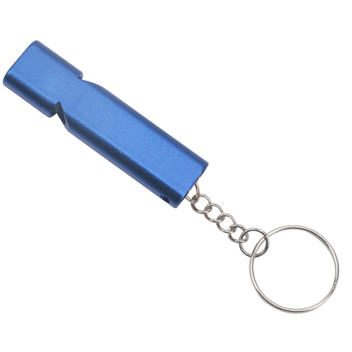 Picture of Cross-border flat aluminum alloy dual-frequency survival whistle double-tube outdoor survival rescue whistle equipment high-frequency whistle