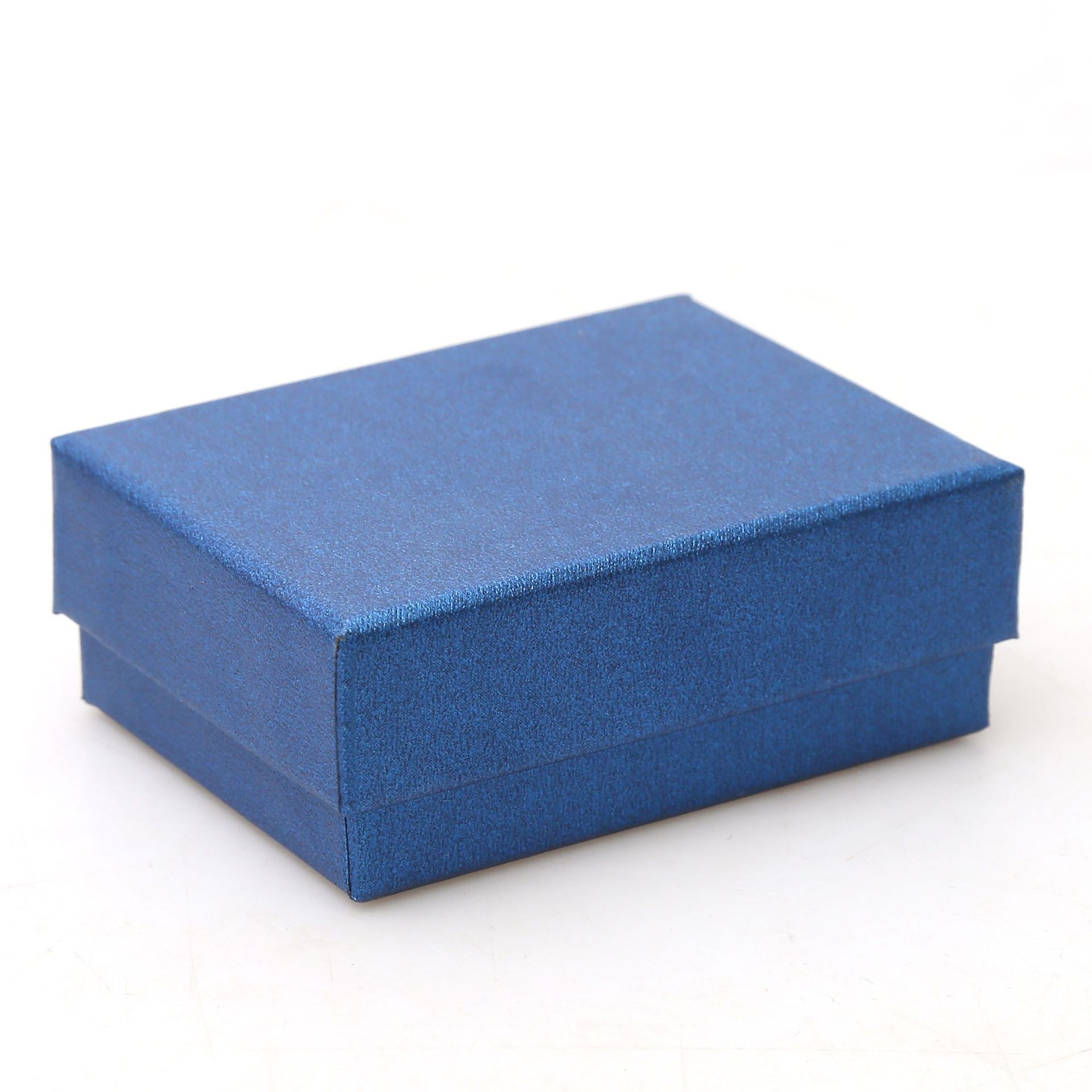 Picture of Ready-Made Kraft Paper Box Black Jewelry Necklace Ring Earring Box Bracelet Packaging Box Lid and Base Jewelry Box