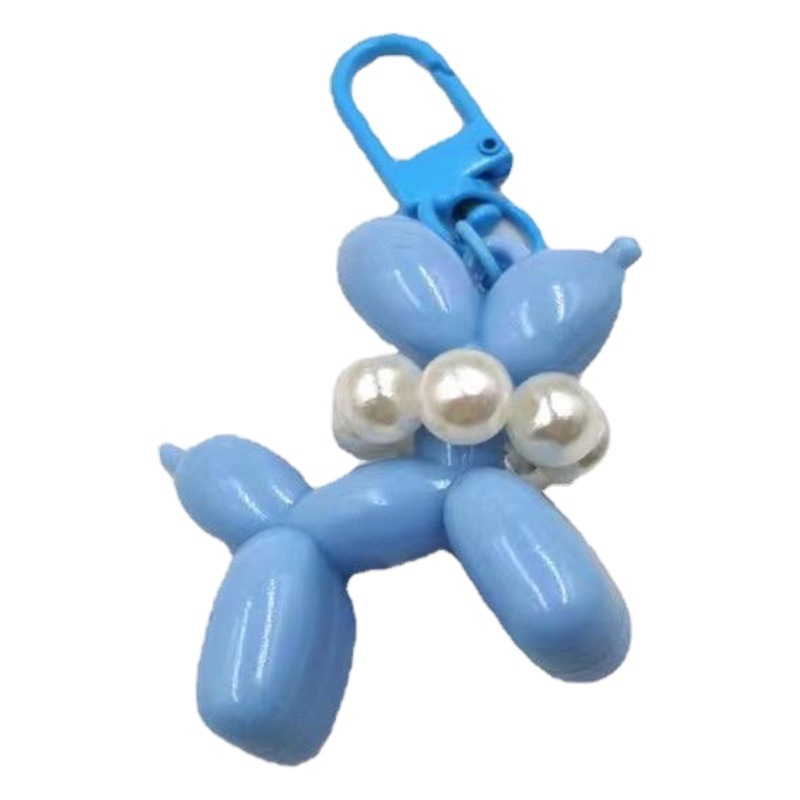 Acrylic Keychain Poodle Key Ring Pendant Bag Balloon Dog Jewelry Pendant Mobile Phone Shell Jewelry Pendant