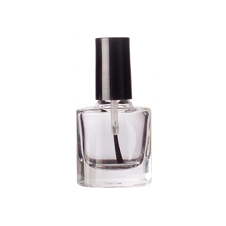 Picture of Wholesale 5ml-15ml transparent nail polish bottle black skull nail polish glass bottle empty bottle with brush