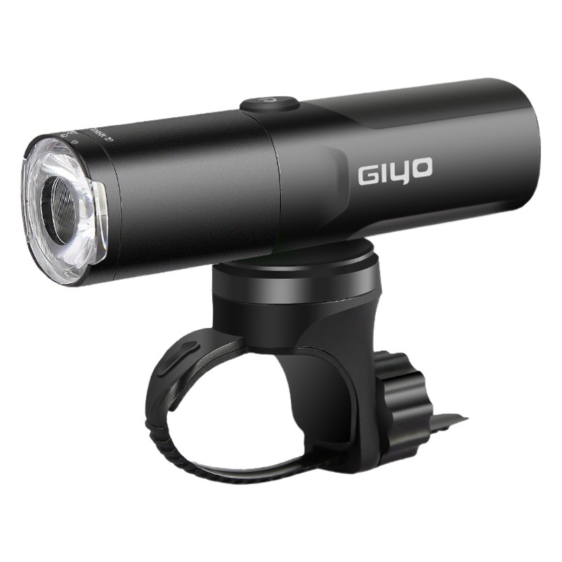 GIYO mountain road bicycle lamp riding headlight German gauge lamp holder rotatable lifting strong light highlight flashlight