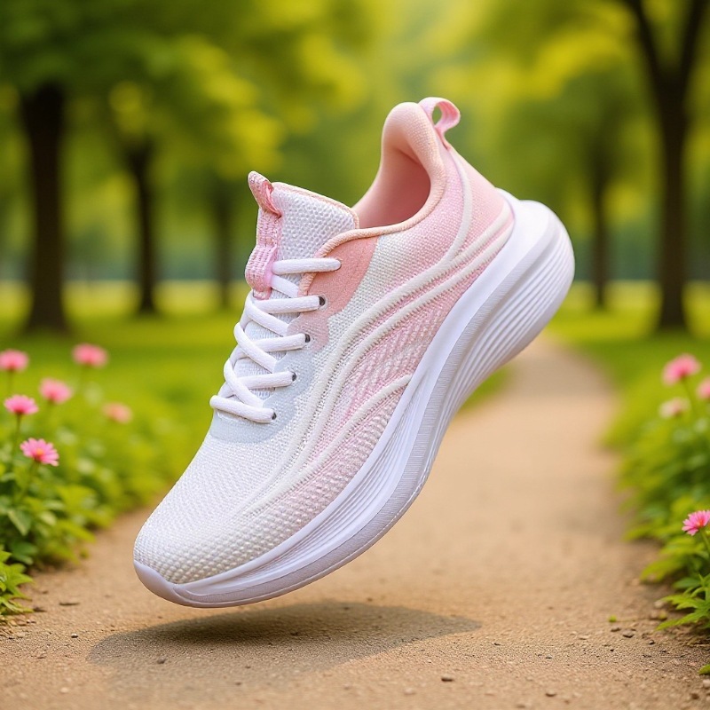 Lightweight Shock-Absorbing Student Sports Shoes for Women 2025 New Junior High School Students Ultra-Light Non-Slip Running Shoes Special Shoes for Physical Education Classes