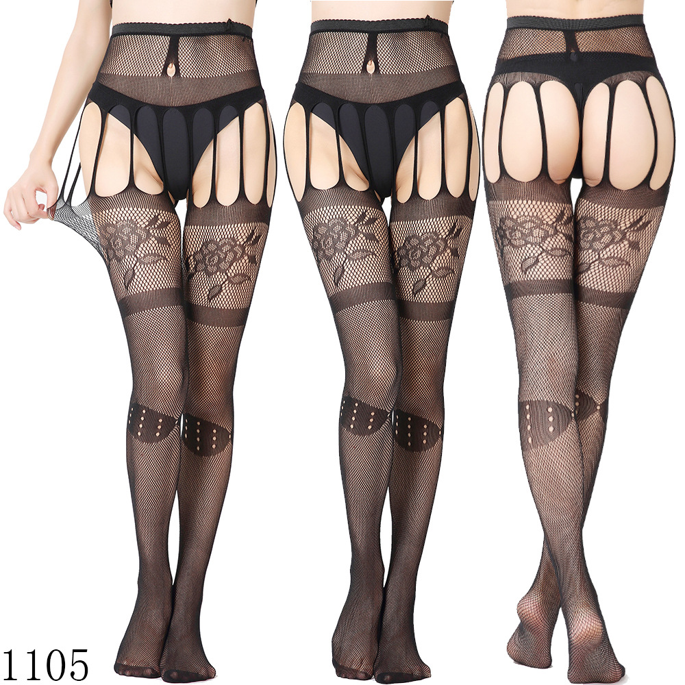 Picture of Sexy Underwear Sexy Large Size Garter Belt High-end Thickened Sexy Women's Sexy Silk Stockings Sling Belt Pantyhose