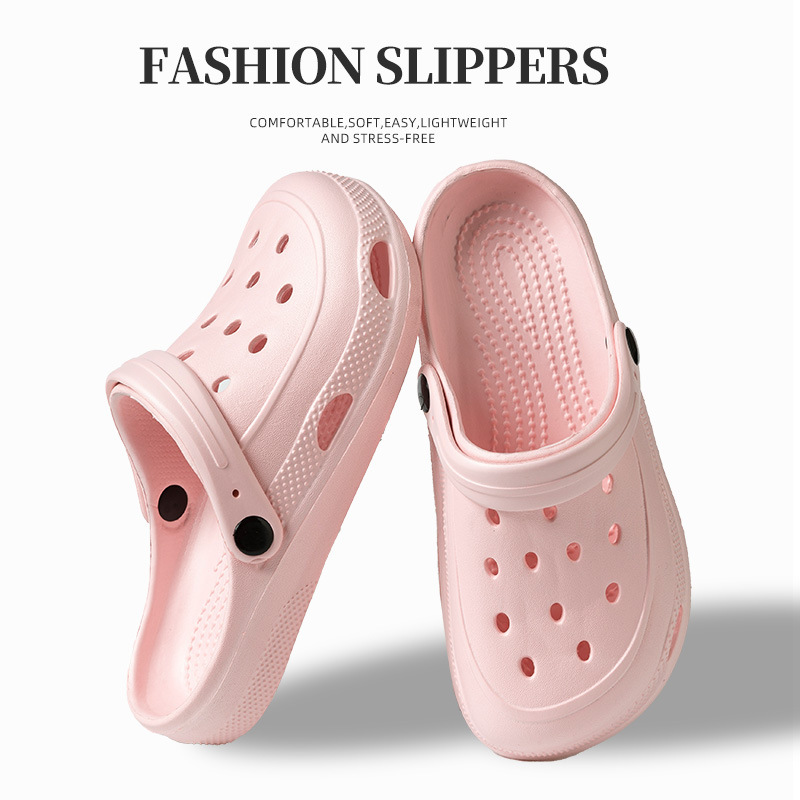 Croc Shoes Women's Outer Wear Slippers Women's Summer Home Shoes Women's Couple EVA Slippers Men's Shoes Sandals Women's Shoes Wholesale