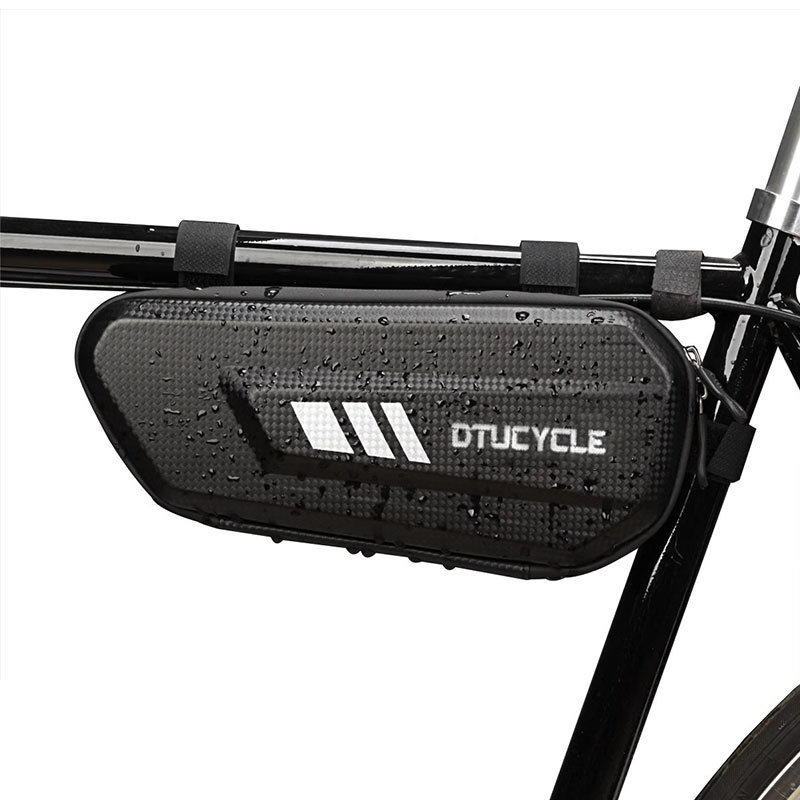 New Bicycle Bag Front Beam Bag Hard Shell Bag Cycling Storage Bag Tool Kit Upper Tube Bag Cycling Bag