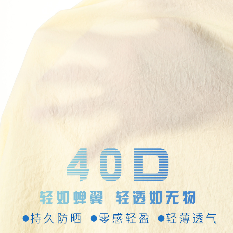 Picture of Nylon Lightweight Sunscreen Clothing Fabric Nylon High Density Wrinkle Nylon Anti-UV UPF50 Skin Clothing Fabric