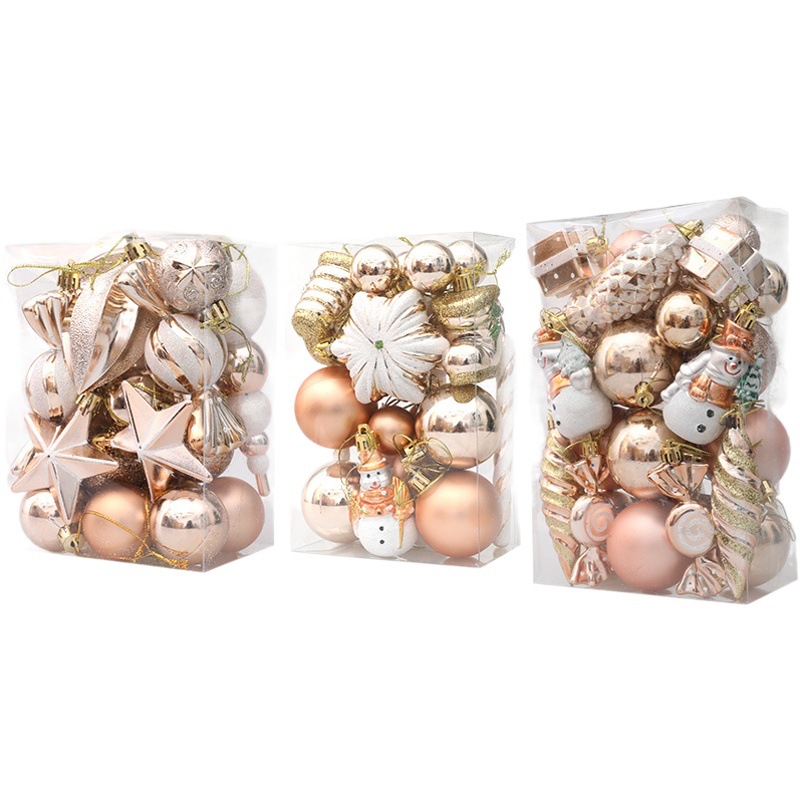 Special-shaped Christmas tree pendant cross-border wholesale supply chain one-piece Christmas decoration pendant suit gift box