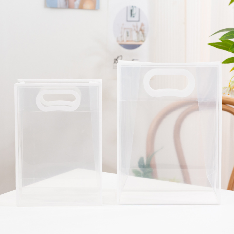 Picture of New Pp Transparent Gift Bag, Souvenir Plastic Gift Bag, Valentine's Day Birthday Gift, High-End Handbag