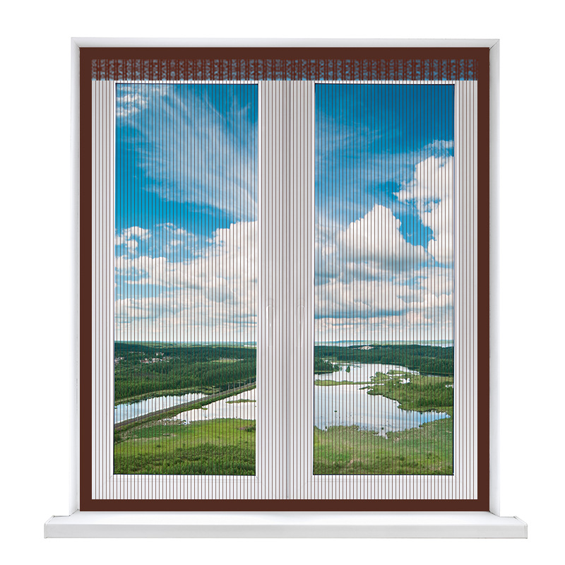 Picture of Door Curtain Screen Door Screen Door Anti-mosquito Non-perforated Magnetic Absorption Magnetic Screen Screen Screen Summer Self-loading Anti-mosquito New Style