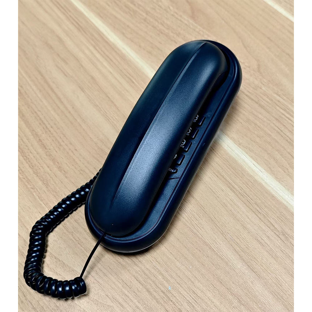 Picture of Wall-Mounted Telephone Hotel Room Telephone Wall-Mounted Small Extension Small Wall-Mounted Telephone Telephone Landline Telephone