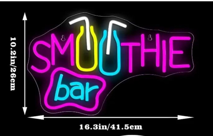 Picture of Amazon Temu Foreign Trade Bar Bar Beer Beer Cocktail Decorative Light Shape Neon Light Customization