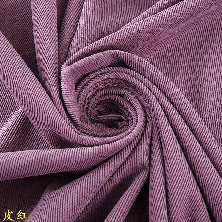in stock wholesale clothing headdress luggage pocket fabric warm color dyed leather red 21 brocade polyester velvet fabric