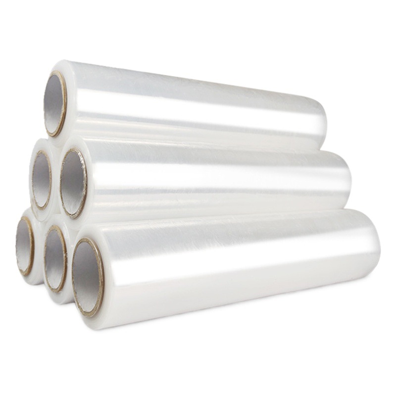 Dongguan wrapping film manufacturers wholesale packaging film stretch film wire film sealing film pe protective film shrink film Small roll