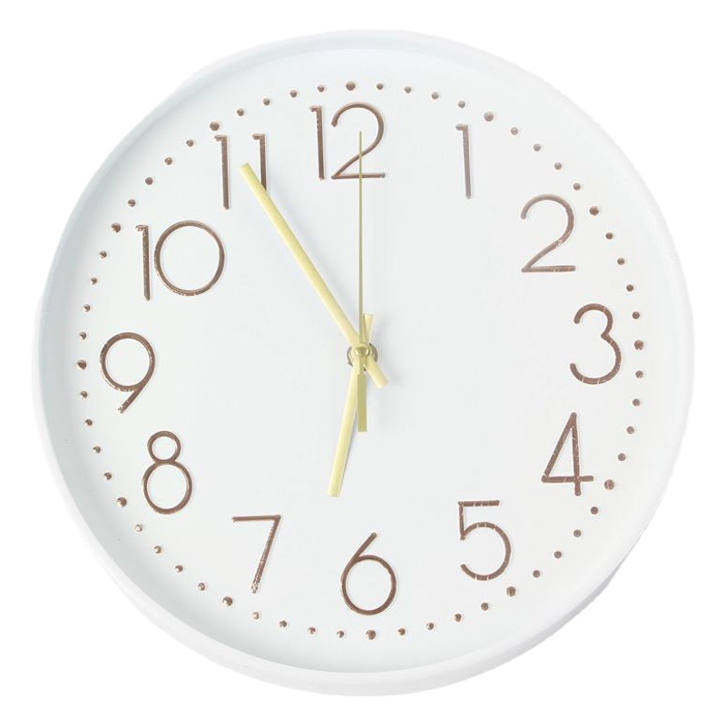Wall Clock European Style Fashion Creative Big Digital Mute Wall Clock Fashion Pastoral Wall Clock Sweeping Seconds Round Wall Sticker Clock Gifts