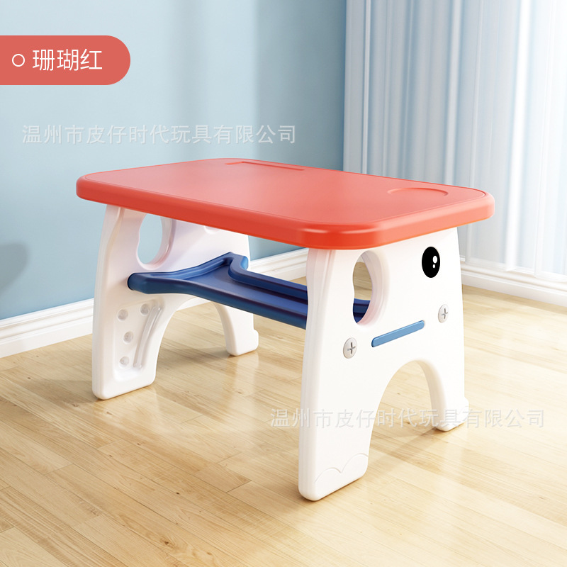 Picture of Children's Learning Table Table and Chair Set Preschool Writing Table Home Economical Preschool Writing Table Single Table