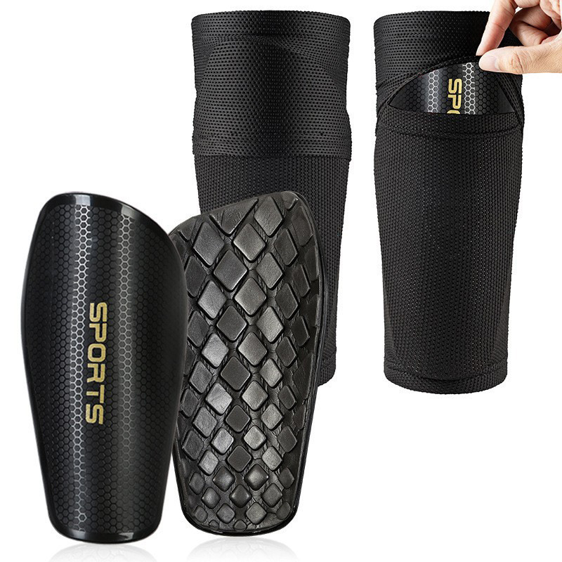 Cross-border foreign trade for leg guards socks football flank adult youth shin guards children Sports outdoor equipment