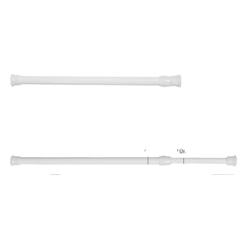 Punch-free Telescopic Door Curtain Rod Half Curtain Rod Window Wardrobe Screen Window Hanging Rod Shower Curtain Rod Bedroom Towel Bathroom