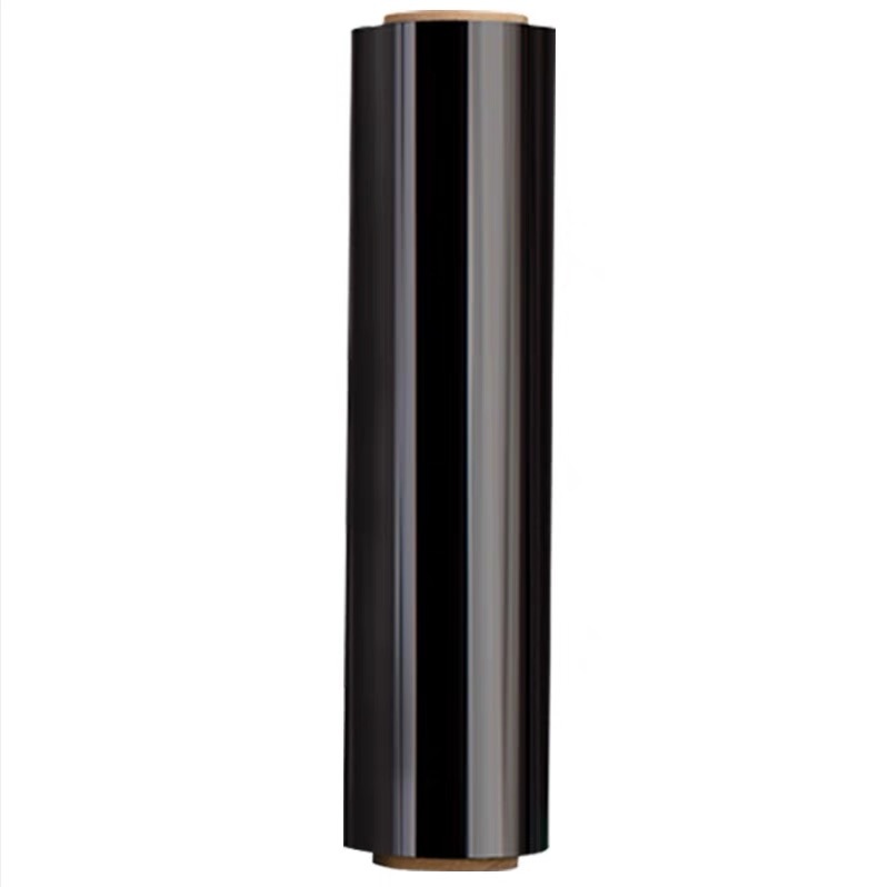 Picture of Pe Black Stretch Film Packaging Film Black Film Stretch Film Logistics Industrial Shading Packaging Protective Film Fresh-Keeping Film