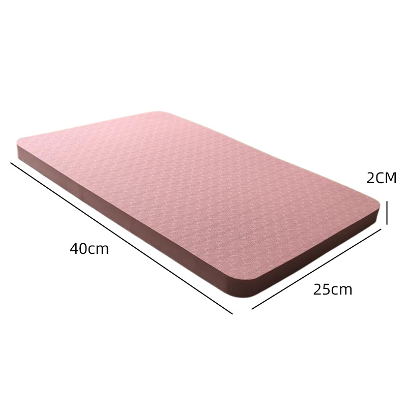 Picture of Abdominal Wheel Flat Support Mat Yoga Kneeling Mat Thickened Ankle Pilates Balance Soft Collapse Mat Tpe Material Kneeling Mat