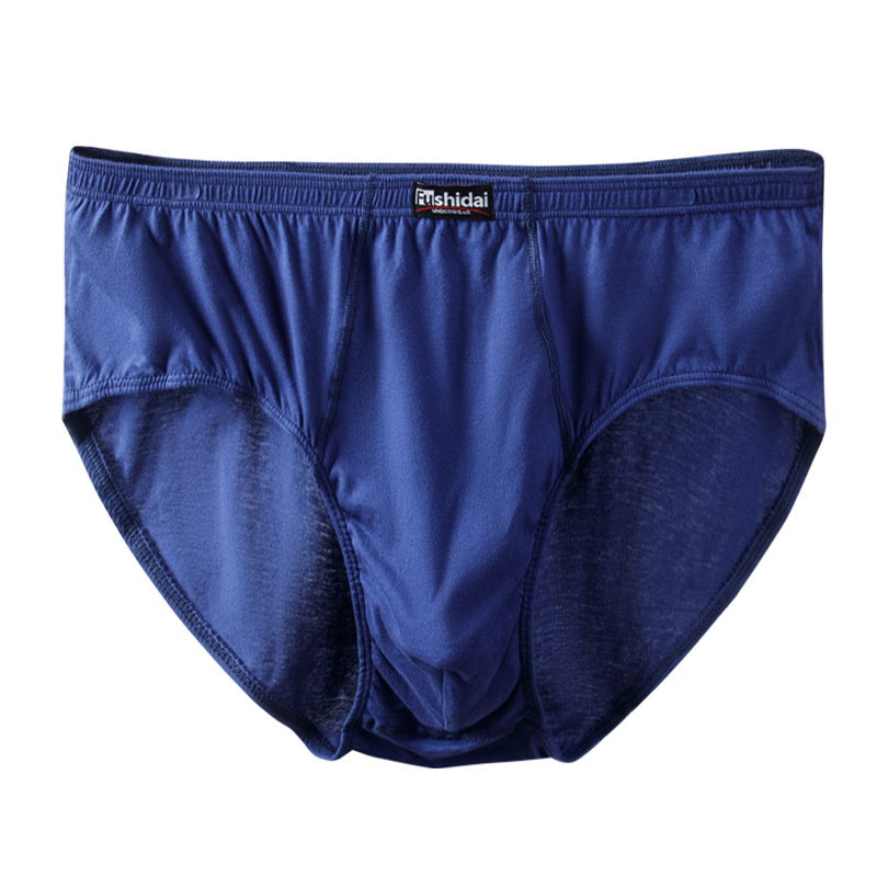 Picture of High waist men's briefs cotton middle-aged and elderly plus size fat guy breathable fat father Zhongshan wholesale