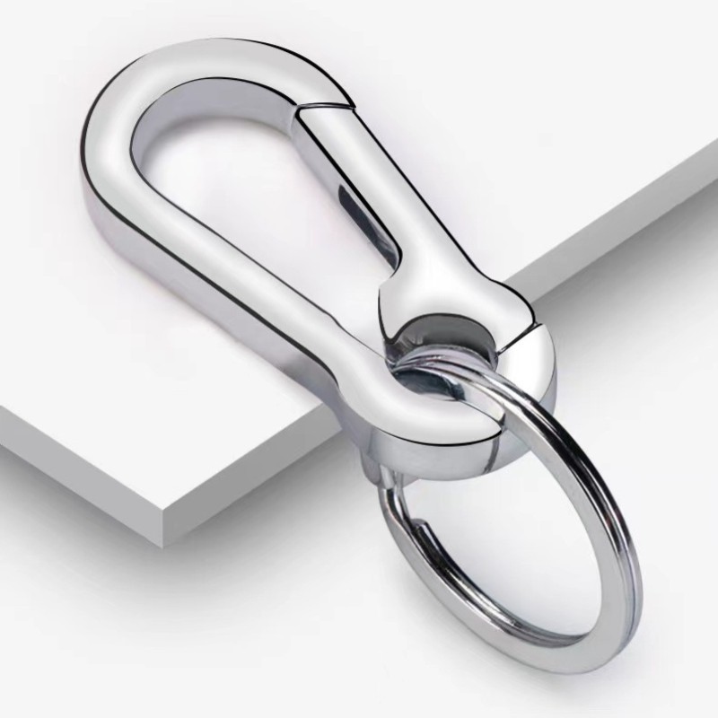 Picture of Car key chain small gifts new commodity men's metal lettering key chain