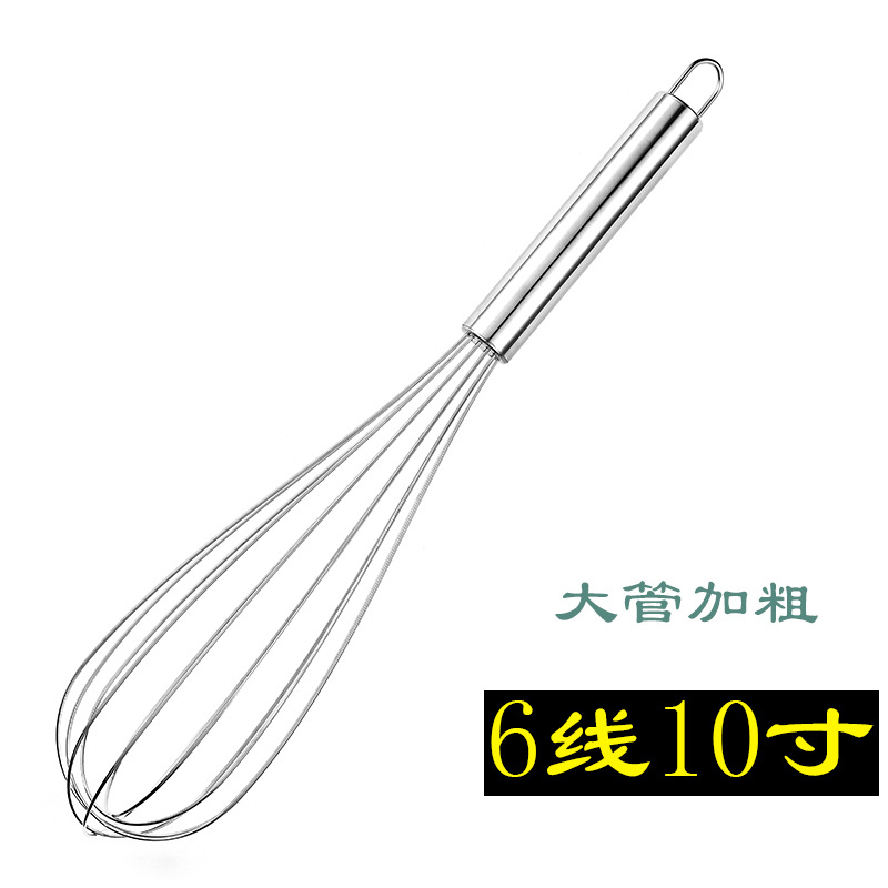 Picture of Baking tools egg beater stainless steel bold blender semi-automatic egg beater manual Mini Silicone dispenser