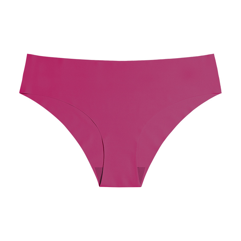 Picture of Cross-Border Seamless Ice Silk One-Piece Girls' Underwear European and American Large Size Pure Cotton Crotch Breathable Women's Briefs Wholesale